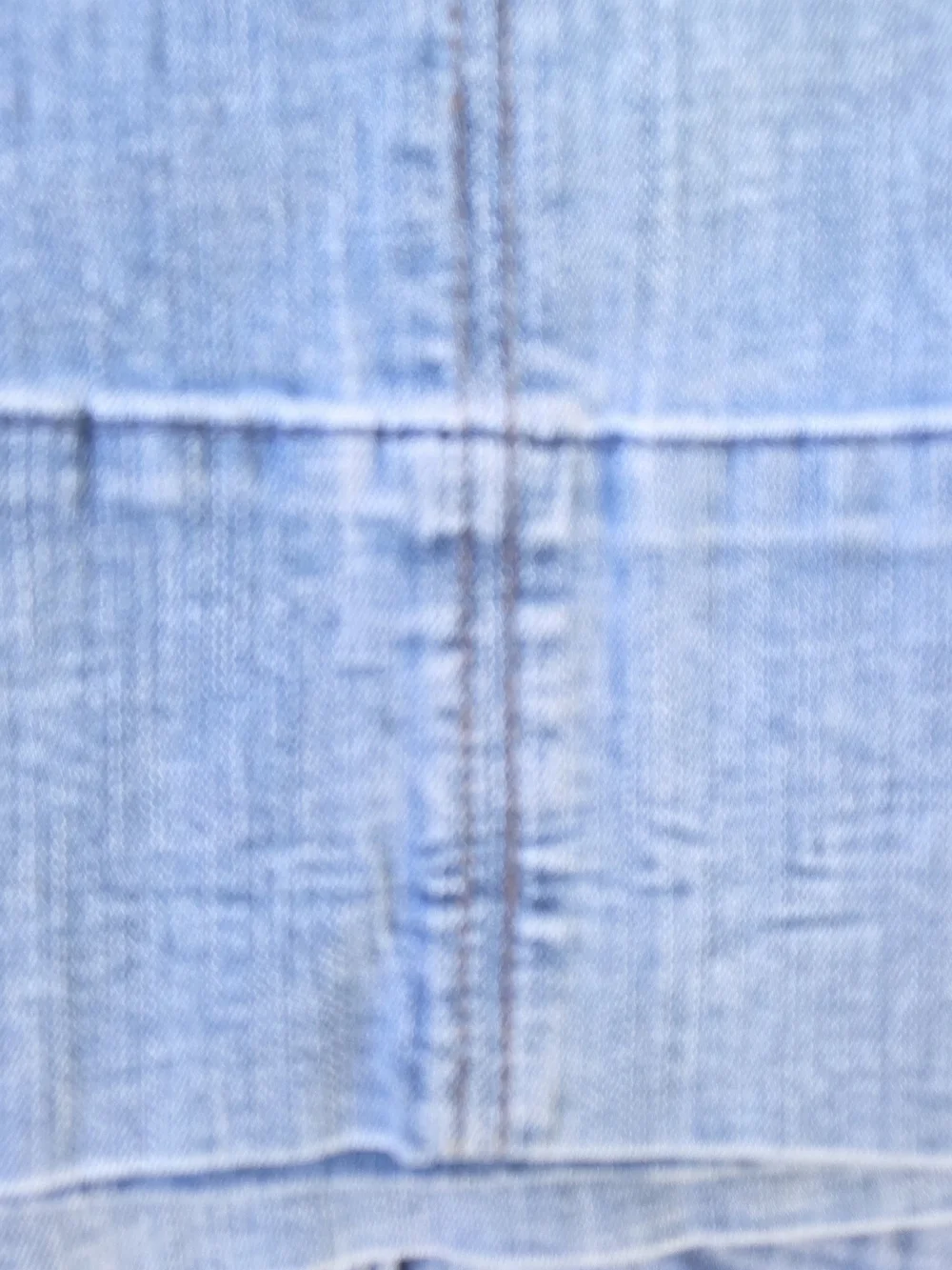 Democracy Light Blue Crop Jeans - Classic Five-Pocket - Picture 5 of 5